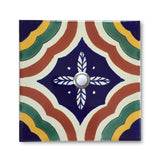 CAD615 - 6x6 Handcrafted Ceramic Tile Doorbell Cover with Lighted Push Button