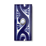 CAD21 - 2x4 Handcrafted Ceramic Tile Doorbell Cover with Lighted Push Button