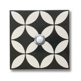 CAD419 - 4x4 Handcrafted Ceramic Tile Doorbell Cover with Lighted Push Button