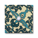CAD470 - 4x4 Handcrafted Ceramic Tile Doorbell Cover with Lighted Push Button