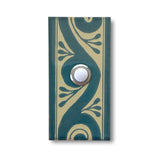 CAD29 - 2x4 Handcrafted Ceramic Tile Doorbell Cover with Lighted Push Button