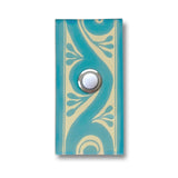 CAD27 - 2x4 Handcrafted Ceramic Tile Doorbell Cover with Lighted Push Button