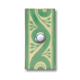 CAD28 - 2x4 Handcrafted Ceramic Tile Doorbell Cover with Lighted Push Button